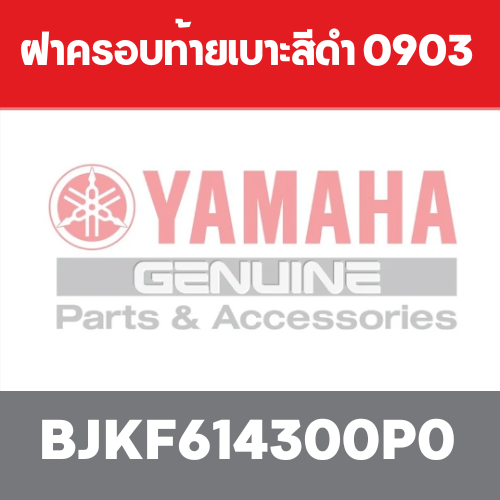 ฝาครอบท้ายเบาะสีดำ 0903