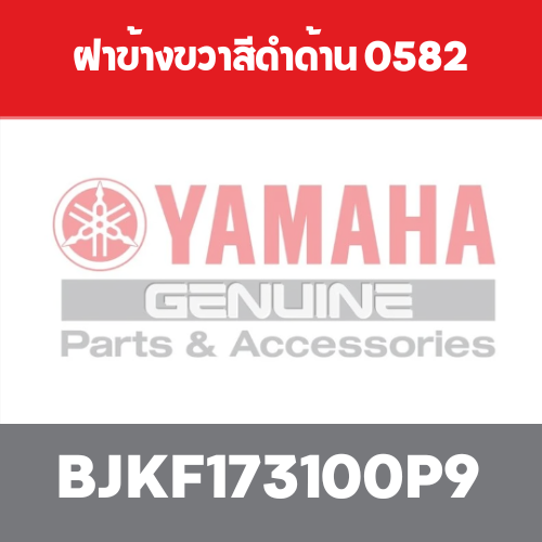 ฝาข้างขวาสีดำด้าน 0582