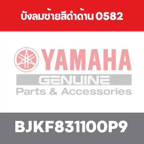 บังลมซ้ายสีดำด้าน 0582