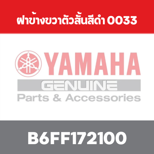 ฝาข้างขวาตัวสั้นสีดำ