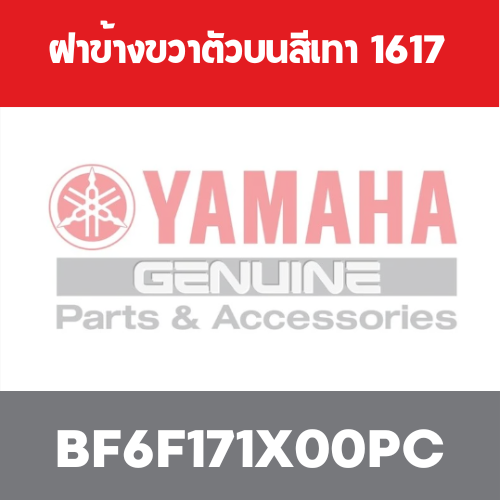 ฝาข้างขวาตัวบนสีเทา  1617