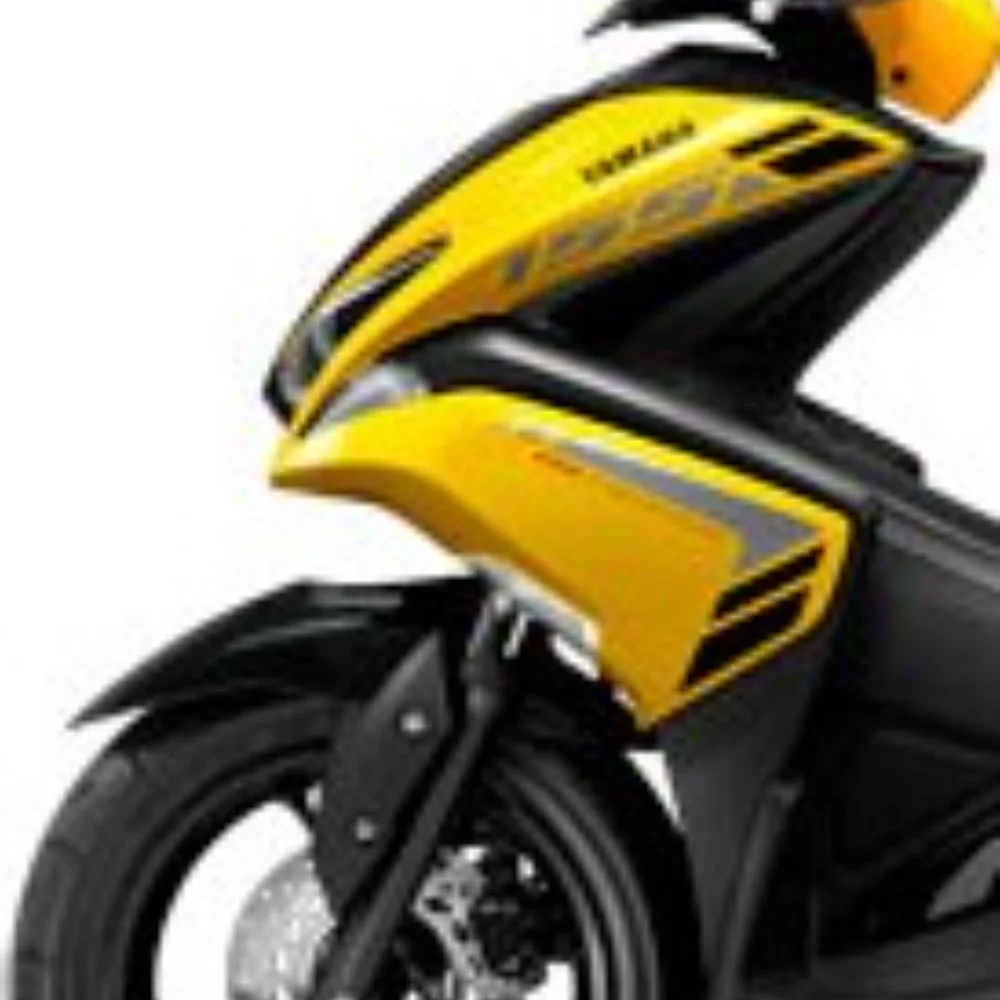 สติ้กเกอร์ข้างซ้ายหน้า AEROX สีเหลืองดำ 2018