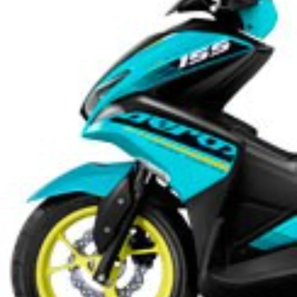 สติ้กเกอร์ข้างซ้ายหน้า AEROX สีเขียว 2019